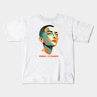 Sinead O'connor - Ilustration Vintage Old Style Kids T-Shirt